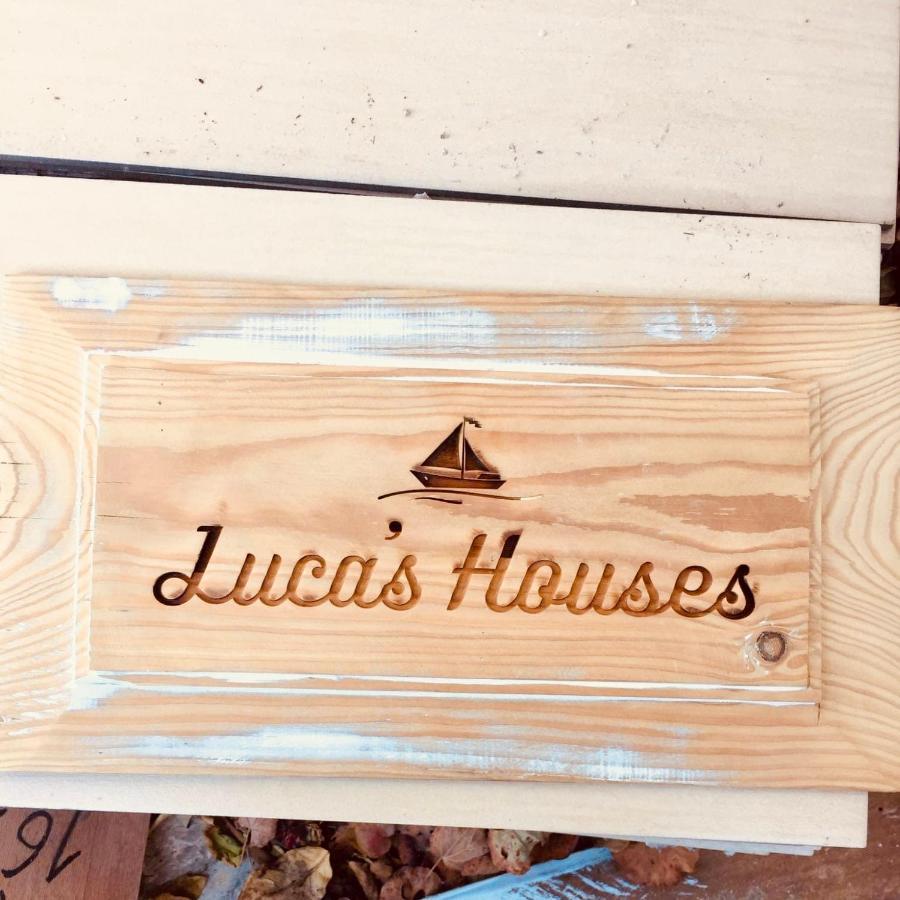 Luca'S Houses Chalki Town Exterior foto