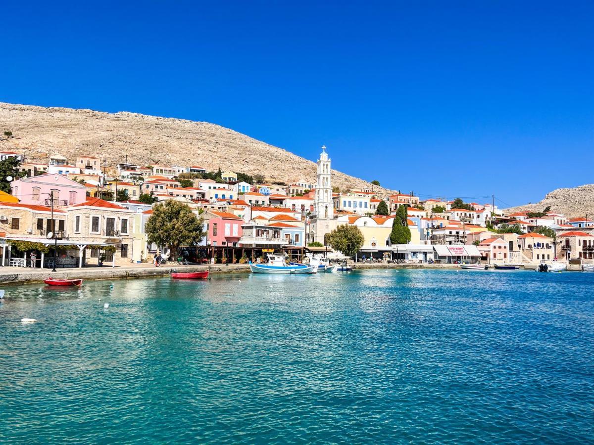 Luca'S Houses Chalki Town Exterior foto